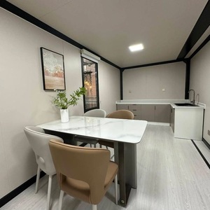 Casa Contenedor de Acero Expandible de Doble Ala de Lujo de 20-40 Pies, Diseño del Sudeste Asiático, Prefabricada y Plegable, Dos Oficinas en Casa - Product Image 3