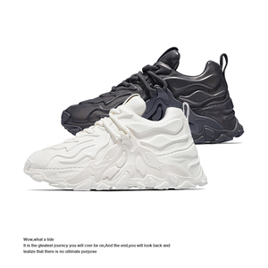 Baskets de sport épaisses unisexes de créateur, blanches, de luxe, respirantes, style streetwear, rehaussantes - Product Image 5