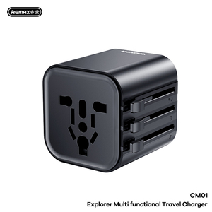 Travel Charger 4-in-1 <b>Adapter</b> (<b>US</b>/EU/UK/AU) 2500W AC Compact Design 200+ Countries Compatible <b>Adapters</b> CM01 <b>Adapter</b> 4-in- - Product Image 1