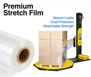 Film étirable protecteur LLDPE imprimé avec logo personnalisé, qualité industrielle, résistant à l'humidité, réutilisable, <span class=keywords><strong>Eco</strong></span> Pro - Product Image 2