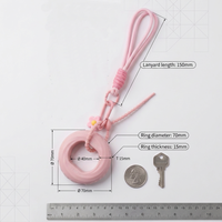Anneau de préhension en silicone pour entraînement de la force des doigts, sangle de poignet portable, exercice pour les mains, soulagement du stress, fitness des muscles du bras et du poignet