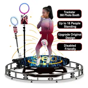 Ring Light Trackstar Video Boothipad Photobooth Circle 360-photo-booth Degree Trackstar 360 Photo Booth Automatic Machine