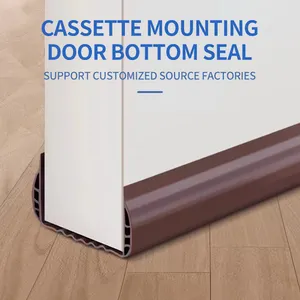 Door Bottom Sealing Strip And Gap Sound Insulation Acoustic Door Seal Bottoms Door Sweep Dust Proof Soundproof Sealing Strip