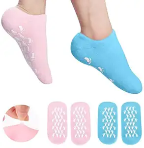 Gel Moist urizing Sock Cracked Hard Heel Hautpflege Fuß Pediküre Spa Socken