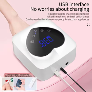 Heart Shape Cordless Nail <b>Lamp</b> <b>Wireless</b> Gel Polish Curing Light Fast Drying Manicure Beauty Tool - Product Image 4