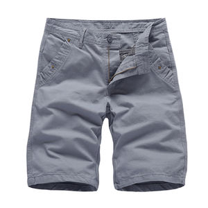 Vente en gros de Shorts décontractés pour hommes, longueur genou, <span class=keywords><strong>Bermuda</strong></span> en coton 100%, demi-pantalon, short d'été uni - Product Image 4