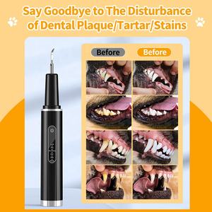 Nettoyeur dentaire pour animaux de compagnie en plastique, kit de nettoyage des dents électrique à ultrasons, chats et chiens, éliminateur de <span class=keywords><strong>tartre</strong></span> et de calculs, outil de détartrage dentaire pour animaux de compagnie - Product Image 4