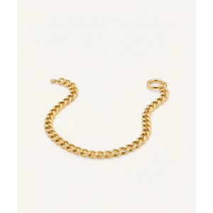 Bracelet à breloques tendance en chaîne gourmette - Product Image 1