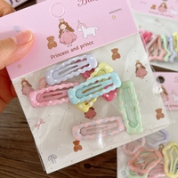 8 pinces à cheveux polyvalentes en forme d'étoile pour enfants, pinces à cheveux à franges et pinces à cheveux pour fille mignonne dans un sac
