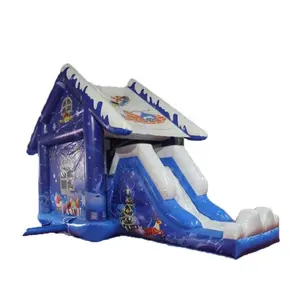 High quality commercial big bouncy castle with cartoon printing inflatable bouncer slide customize wholesale