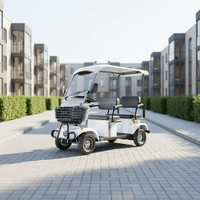 Fournisseur chinois de scooter électrique à 4 roues, véhicule de mobilité électrique, quad électrique pour les stations balnéaires