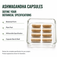 Greenpie OEM Private Label Bulk Supply Ksm 66 Ashwagandha Root Extract Capsules Stress Support Herbal Supplement