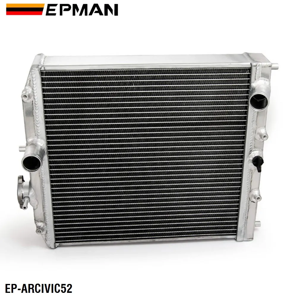 EPMAN Car Racing radiatore in alluminio 3Row per Honda Civic EK EG DEl Sol manuale 92-00 52MM Core EP-ARCIVIC52