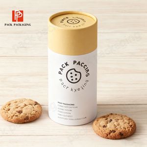 Tubo de papel de embalaje forrado de papel de aluminio respetuoso con el medio ambiente personalizado de grado alimenticio sello hermético cilindro de cartón - Product Image 3