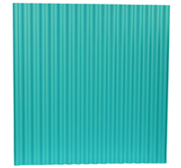 Tuiles de toiture ondulées en UPVC transparentes, forme trapézoïdale polyvalente, surface ASA, matériau PVC