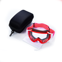 Lentille anti-UV en PC vente en gros Lunettes de moto pour jeunes résistantes aux chocs et à la saleté, résistantes aux rayures et aux rayures