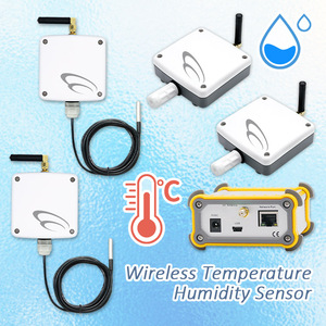4 Conjuntos de Sensores Inalámbricos de Temperatura y Humedad, Controlador de Temperatura Lorawan, Sensor de Temperatura y Humedad para Monitoreo de Cámaras Frigoríficas - Product Image 1