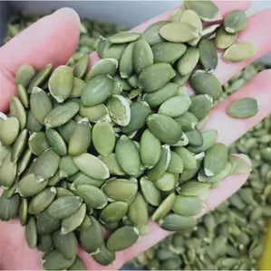 Granos de semillas de calabaza frescos sin aditivos verdes de alta calidad a la venta