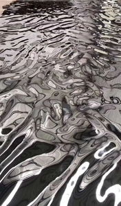 Panneau mural en aluminium poli, surface texturée brillante, design contemporain pour la décoration intérieure - Product Image 1