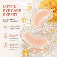 Patchs oculaires en silicone personnalisables à la lutéine, acide hyaluronique et collagène, anti-âge, hydratants, pour les cernes et les poches