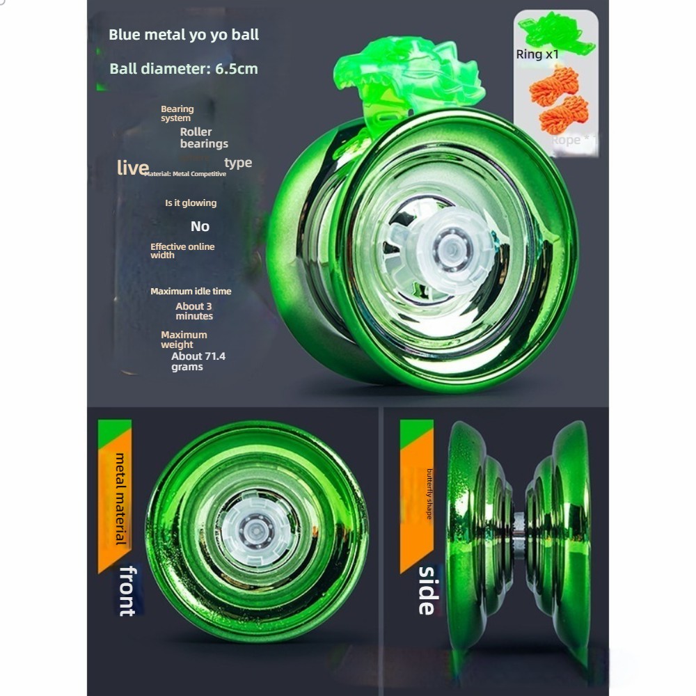 Yo-Yo lesté en alliage amélioré en sac [Vert forêt]