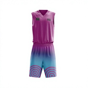 Uniforme de baloncesto de secado rápido para adultos Ropa deportiva de diseño único con logotipo Nuevo modelo Jerseys y pantalones cortos - Product Image 1