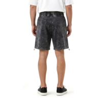 Shorts amples pour hommes XUFEI en molleton épais 100 % coton, délavé à l'acide, avec cordon de serrage, personnalisables avec logo OEM, style streetwear, pour la gym
