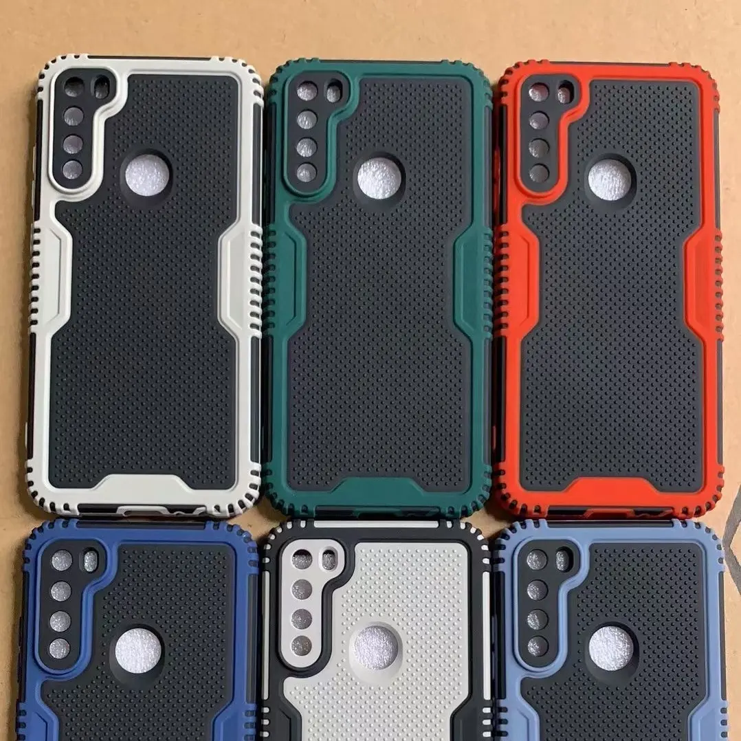 Note 8 Case for Redmi note 8 pro k20 anti shock color boader TPU PC note10 cc9e silicon Wholesale mobile Phone Case Funda Note 8