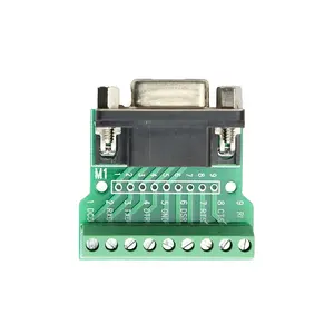 Terminal Parafuso DB9 fêmea para RS232 RS485 Conversão Board