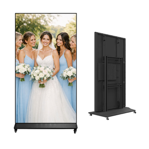 65 Zoll 4K Ultra Slim Full LCD Hochhelligkeits-<span class=keywords><strong>Android</strong></span>-Werbedisplay OEM SDK Wegweiser Freistehender Indoor Digital-Bildschirm - Product Image 1