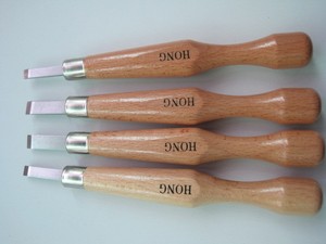 4 pièces/ensemble, outils de sculpture sur <span class=keywords><strong>bois</strong></span> de style <span class=keywords><strong>japonais</strong></span> avec manche en <span class=keywords><strong>bois</strong></span> - Product Image 5