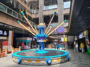 2024 Beautifully Designed Mini Bungee <b>Trampoline</b> for Children Outdoor Amusement Park Toy Factory Price - Product Image 5