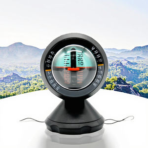 Boussole noire pliable RF pour véhicule, inclinomètre de voiture avec affichage à cadran et pointeur, pour camping, randonnée, sports et tourisme (vente en gros) - Product Image 3