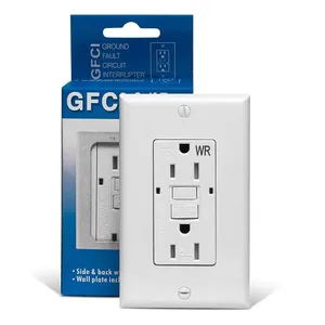 Gfci Stekker Vervanging 15 Portiek Licht Met Gfci Socket 15 Amp Gfci Tr Stopcontact