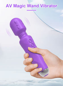 Vibrazione di ricarica Usb a 20 canali a 8 velocità Av Stick altri prodotti per massaggi per adulti Sex Toy Magic Personal Full Body bacchetta vibratore - Product Image 3