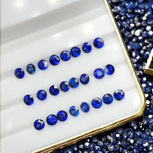 อัญมณีแซฟไฟร์สีน้ำเงินธรรมชาติทรงกลมขนาด 2.0 มม. ~ 3.0 มม. ของ Ballan Jewelry พร้อมใบรับรองจากผู้เชี่ยวชาญสำหรับทำเครื่องประดับ - Product Image 2