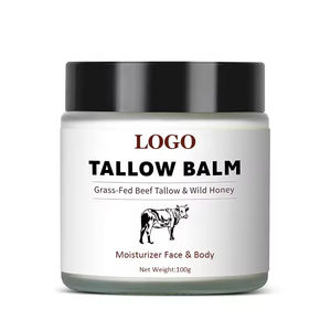 Pelembab Wajah Krim Perawatan Kulit Body Butter Madu Talow Daging Sapi Organik yang Diberi Makan Rumput Menutrisi dan Menenangkan Kulit Kering - Product Image 5