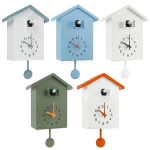 Horloge <span class=keywords><strong>coucou</strong></span> mignonne avec mode silencieux à <span class=keywords><strong>carillon</strong></span> horaire pour la nuit facile à installer affichage de l'heure clair idéal décoration et cadeau pour la maison/bureau - Product Image 3