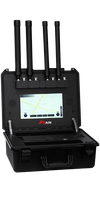 Détecteur portable tout-en-un, portée de 5 km, temps de réponse de 1 seconde, pour stations-service, reconnaissance des cibles, suivi des signaux, utilisation continue pendant 5 heures