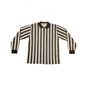 Camiseta de Árbitro, Uniforme de Fútbol, Camiseta de Manga Larga, Camiseta de Baloncesto con Rayas, Camisetas de Árbitro - Product Image 2