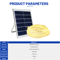 Nouvelles Bandes Lumineuses de Fête Étanches IP65 avec Garantie de Deux Ans, 20M 30M, Contrôle par Capteur, Guirlande Solaire LED