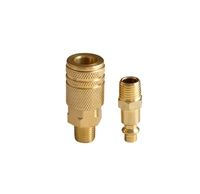 Raccord rapide en laiton et cuivre haute pression 1/4 NPT pour usage industriel