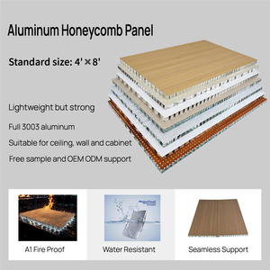 Miễn Phí Mẫu 16Mm Nhôm Tổ Ong Bảng Điều Chỉnh Gỗ Mái Nhôm Tổ Ong Composite Bảng Điều Chỉnh Nhôm Bánh Sandwich Tấm - Product Image 5