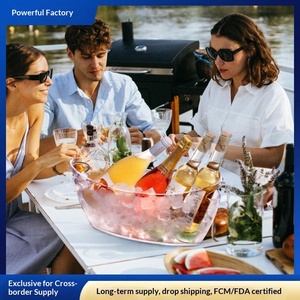 Nuevo Cubo de Hielo de Plástico de 5L, Sostenible y Duradero, con Asa, Diseño Moderno y Minimalista, para el Hogar, Bar o Bebidas - Product Image 2