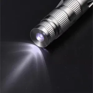 Bolígrafo Táctico 3 en 1 de Aleación de Titanio EDC, Mini Linterna LED Multifunción, Autodefensa, Supervivencia y Camping, Linterna para Senderismo - Product Image 6