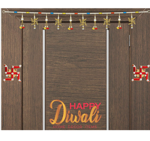 Lot de 10 autocollants décoratifs en plastique en forme de swastika, faciles à décoller, pour murs, portes, maison, bureau, entrée de temple, longue durée - Product Image 2