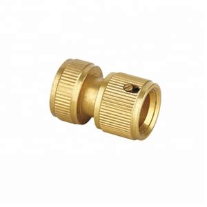 Grifo divisor de manguera de latón de fábrica de China, conector de manguera de agua de jardín en forma de Y de 2 vías - Product Image 6