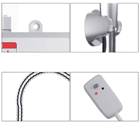 Nouvel Arrivage Chauffe-eau Électrique Instantané en Acier Inoxydable pour Salle de Bain, Ensemble Robinet de Douche