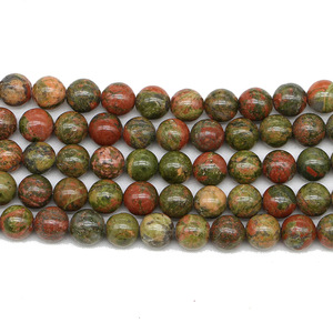 ลูกปัดหินธรรมชาติสีเขียวทรงกลมขนาด 6 มม. สำหรับทำสร้อยข้อมือ ขายส่ง อุปกรณ์ทำเครื่องประดับ DIY - Product Image 5