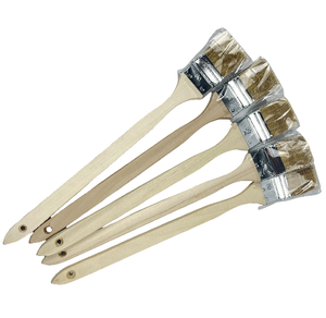 Pinceau à manche en bois courbé de 2.5 pouces de long <span class=keywords><strong>pour</strong></span> le traitement des murs brosses de nettoyage de <span class=keywords><strong>radiateur</strong></span> - Product Image 2